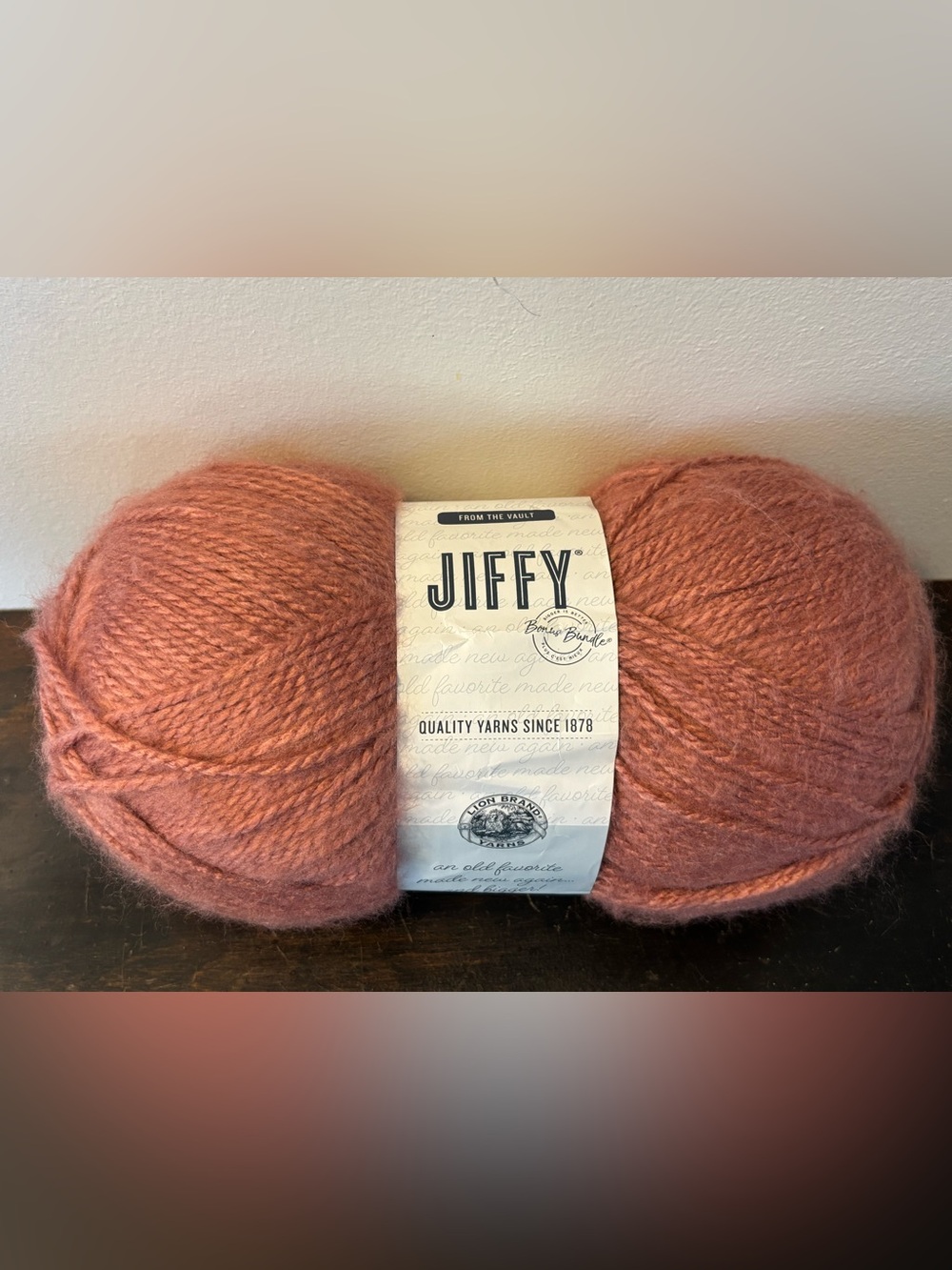 Jiffy Bulky Yarn Skein in Clay